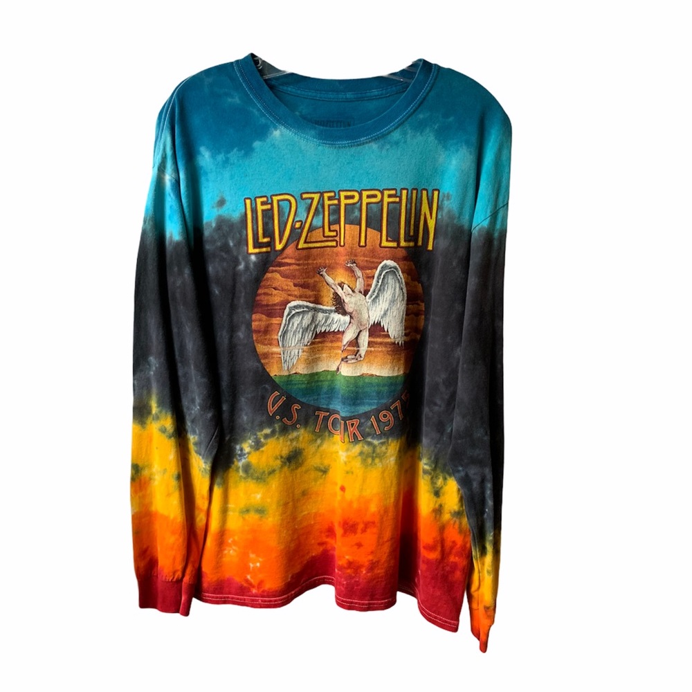 LED Zeppelin Men’s Icarus 1975 Tie Dye T-Shirt